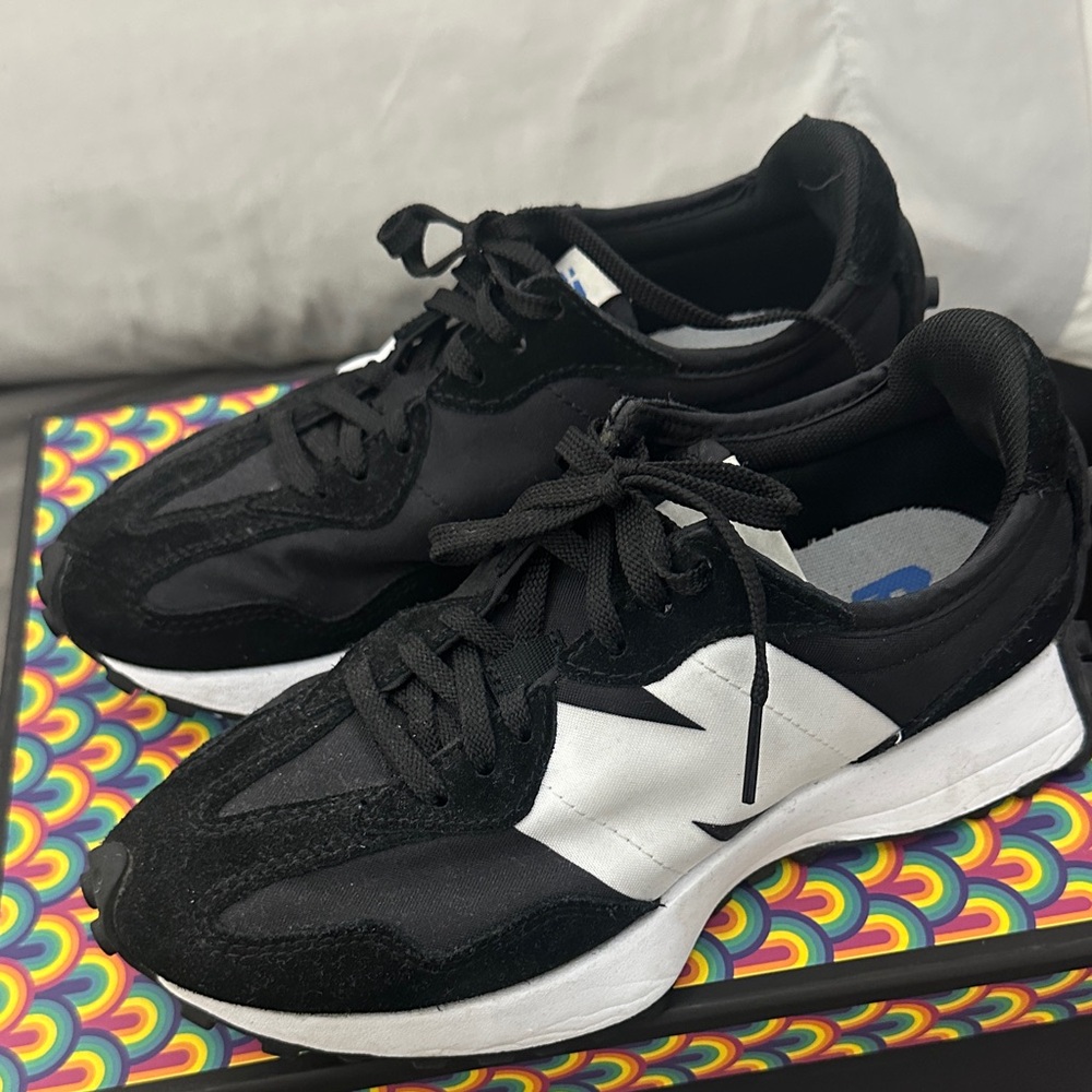New Balance Black and White Women's Shoes